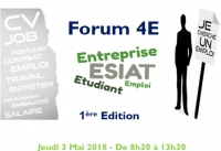 Le Forum 4E«ESIAT-Entreprise-Etudiant-Emploi» de l’ESIAT une vraie réussite